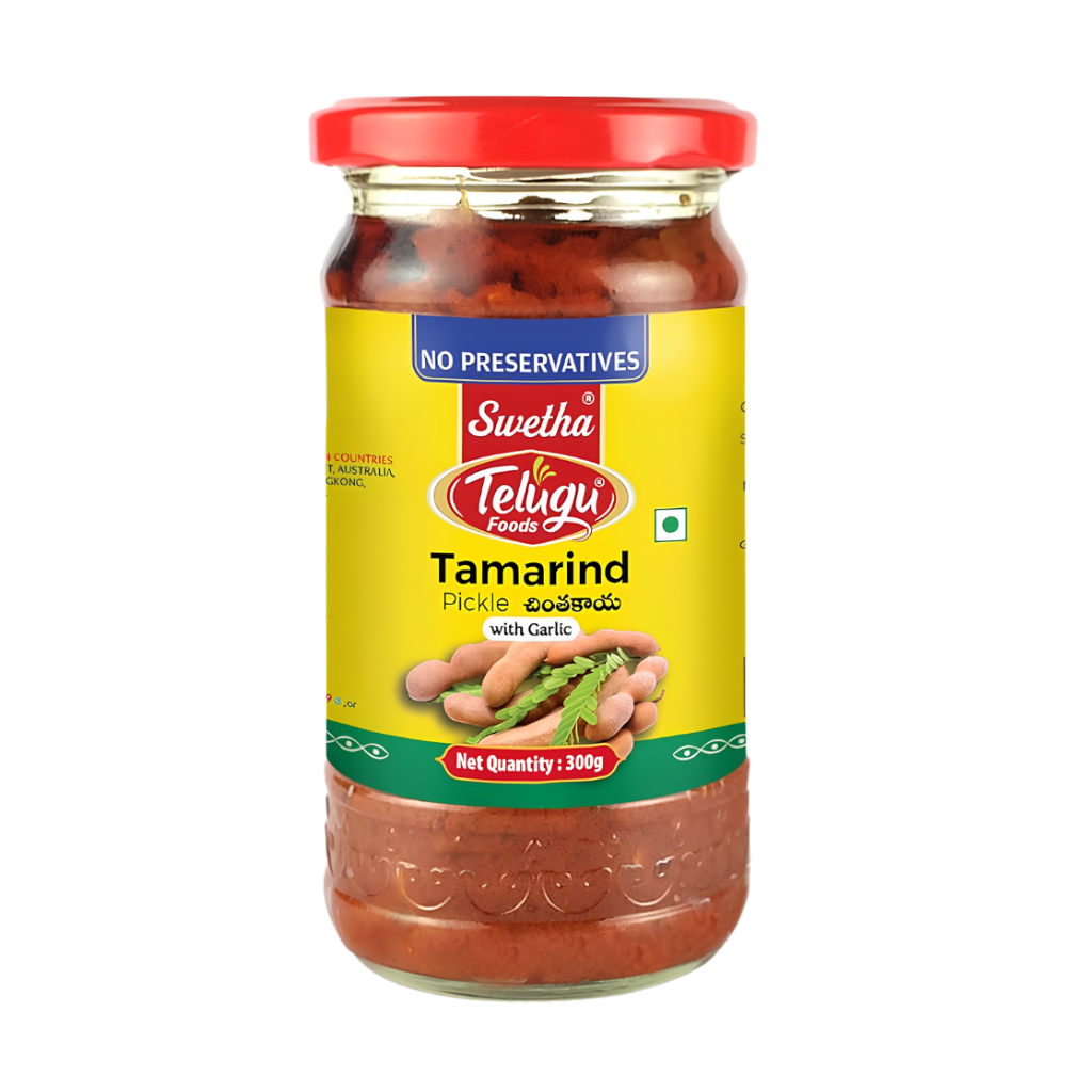 Telugu foods Green Tamarind Pickle 300 g buy online USA - 1